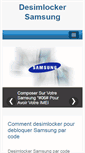 Mobile Screenshot of desimlockersamsung.com